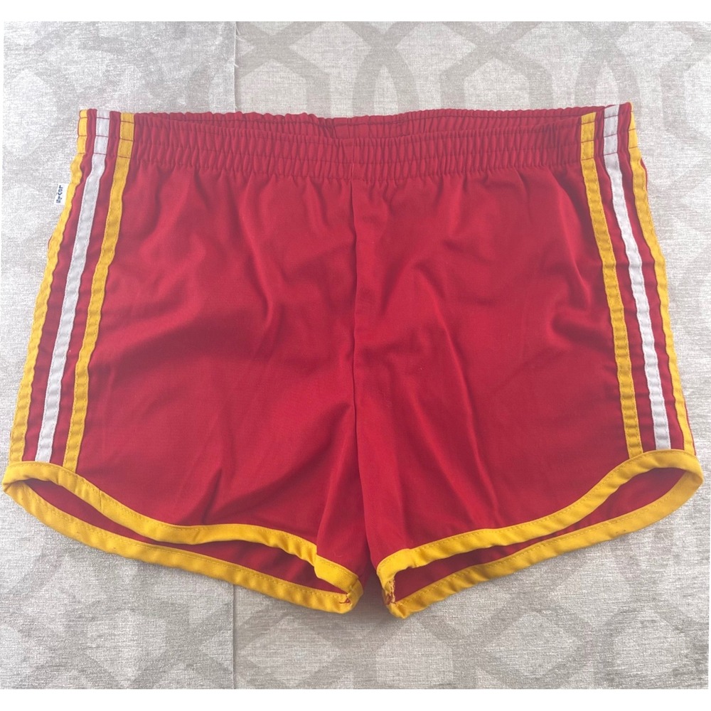 Vintage 1980 Olympic Games USA‎ Levi's Red Running Shorts Men's XL